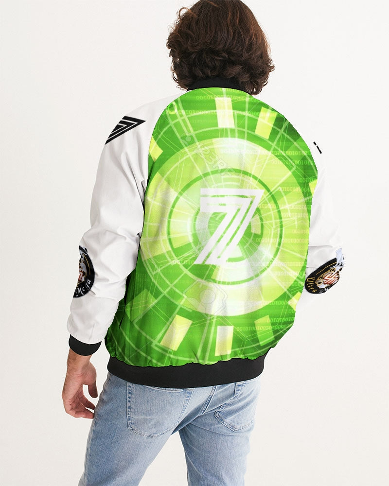 Emerald Matrix Men's Bomber Jacket