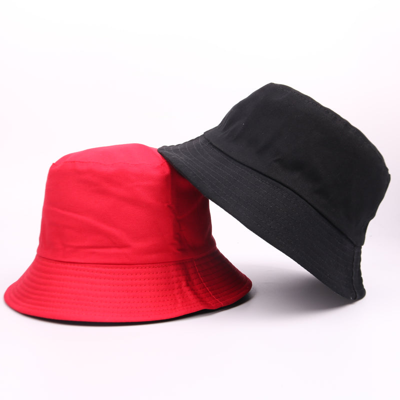 Free Custom LOGO Design Double Sided Bucket Hat Women Men Summer Fishing Hats Casual Fishermen Cap Brim Kpop Bucket Gorras