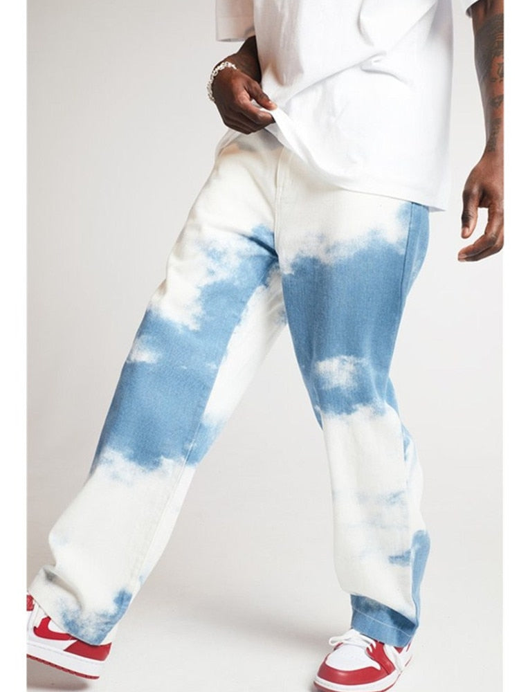 UltraMega Tie-dyed Denim Straight-fit Jean