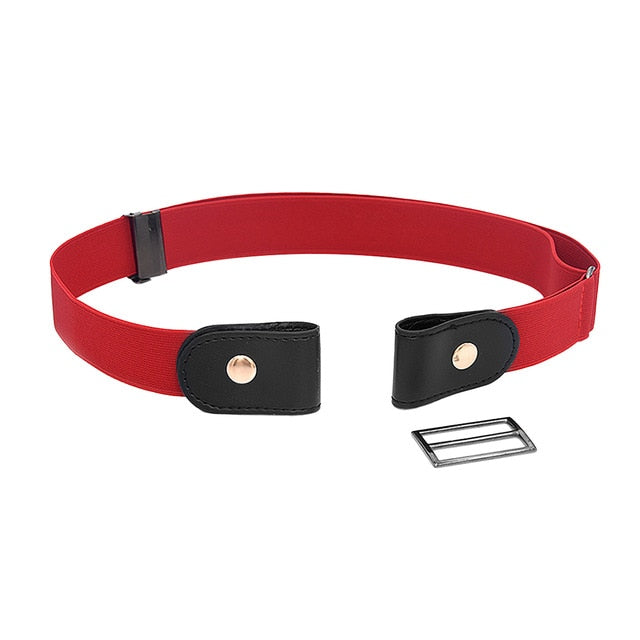 Ultra women's buckle-free belt slim sports elastic no buckle belt