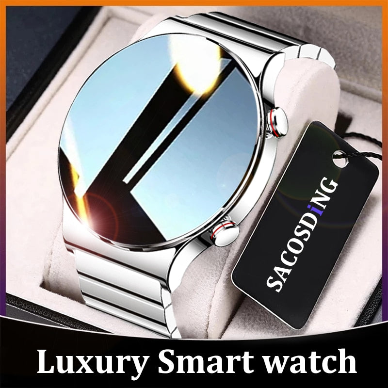 HD1.39 inch Touch Screen Bluetooth Waterproof Music Player Mens Smartwatch